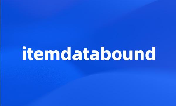 itemdatabound