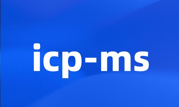 icp-ms