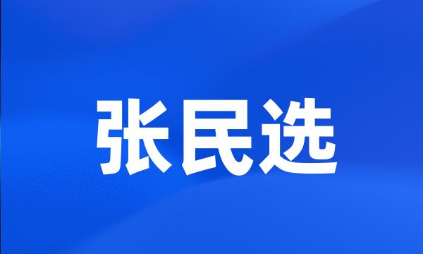 张民选