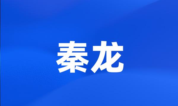 秦龙