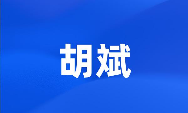 胡斌