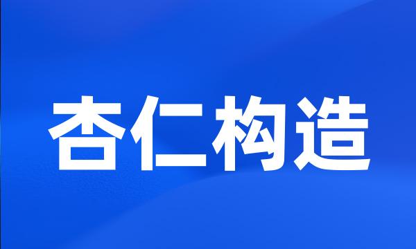 杏仁构造