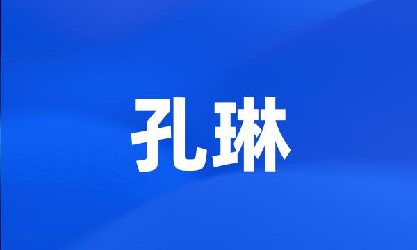 孔琳