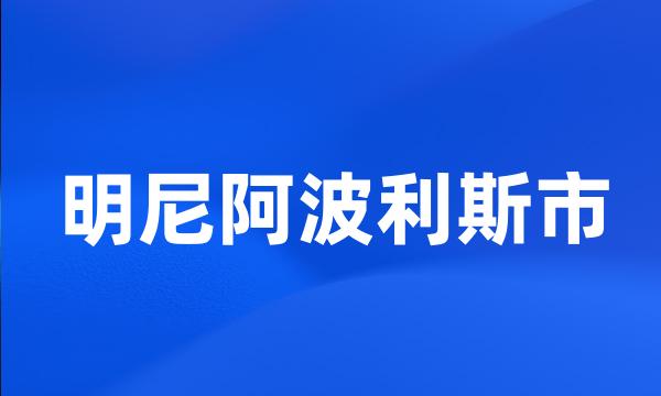 明尼阿波利斯市