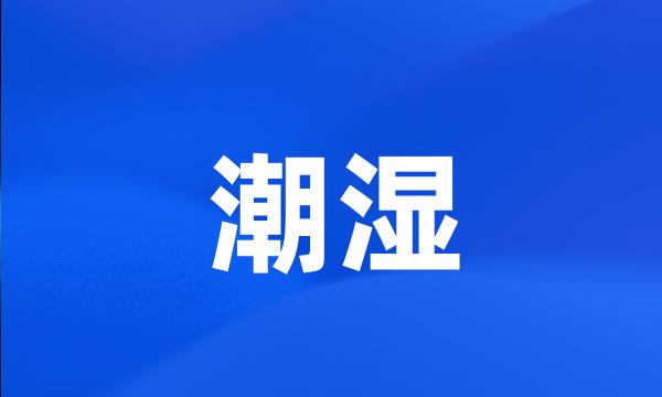 潮湿