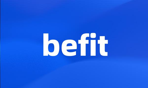 befit