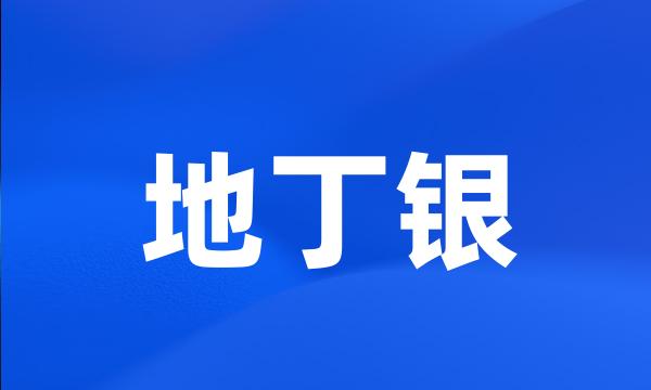 地丁银