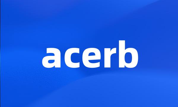 acerb