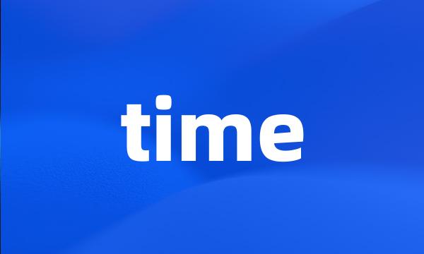 time