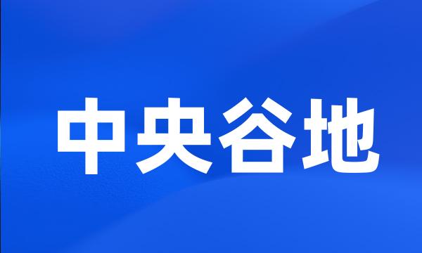 中央谷地