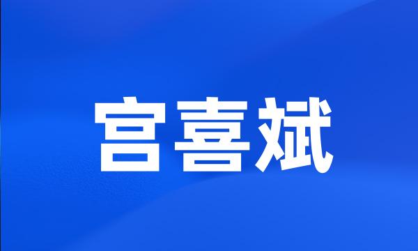 宫喜斌