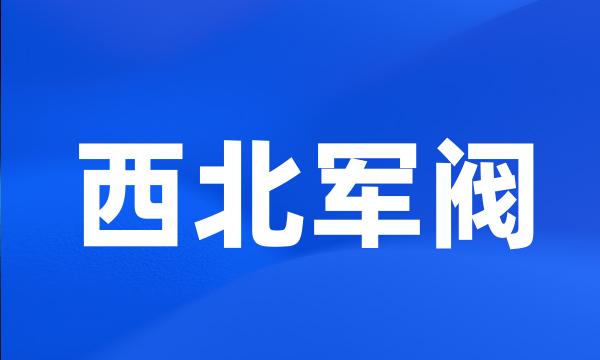 西北军阀