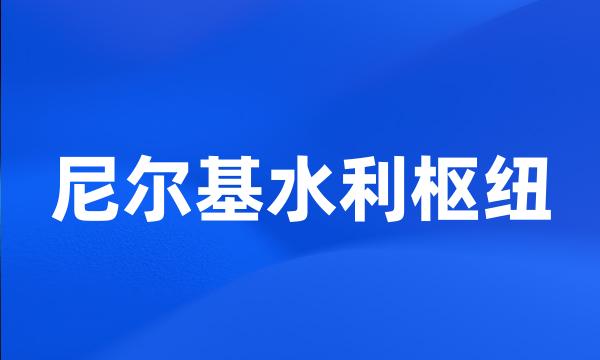 尼尔基水利枢纽