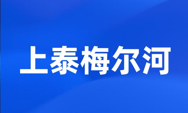 上泰梅尔河