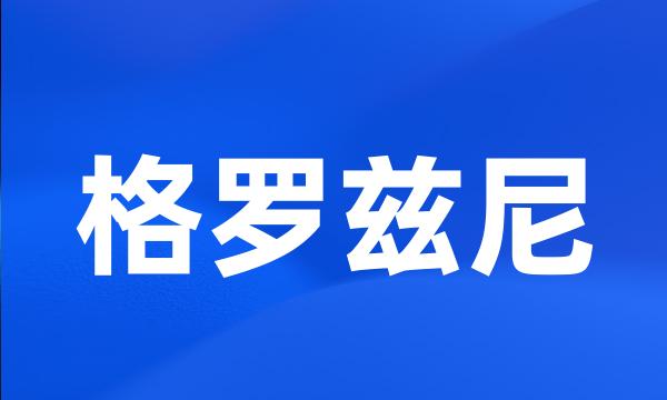 格罗兹尼