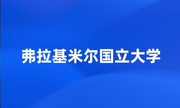 弗拉基米尔国立大学