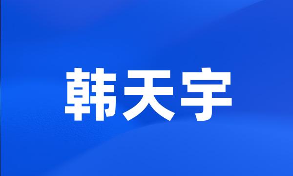 韩天宇