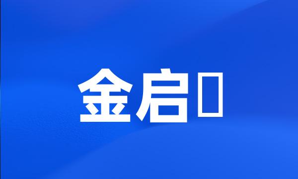 金启孮