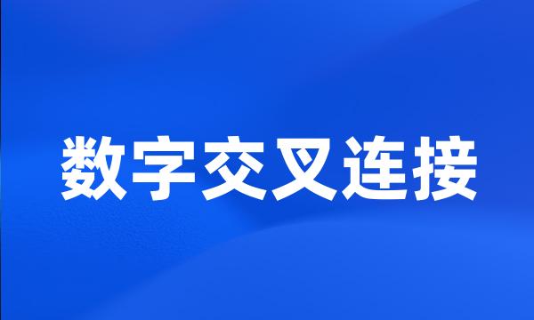 数字交叉连接