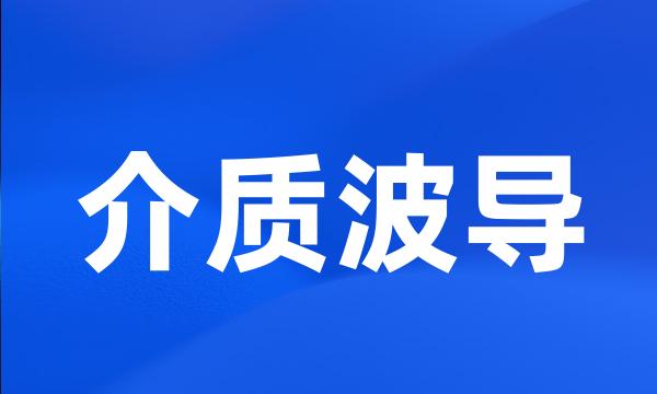 介质波导