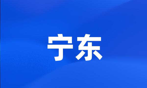 宁东