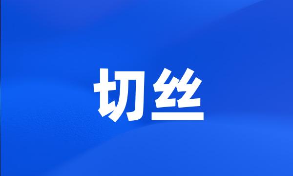 切丝