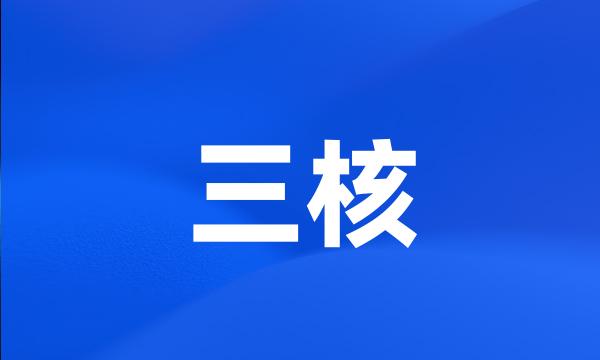 三核