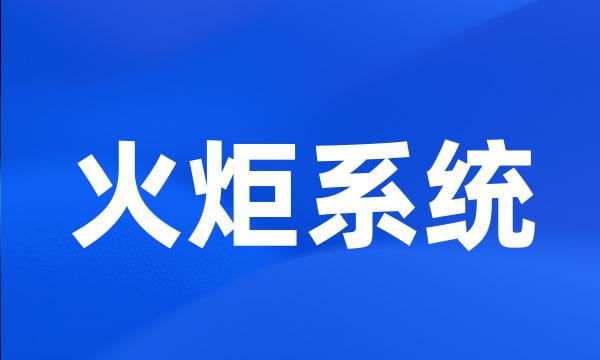 火炬系统