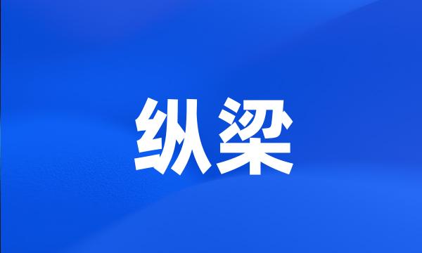 纵梁