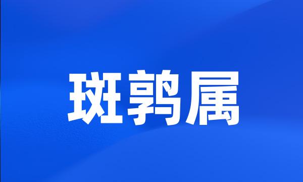 斑鹑属