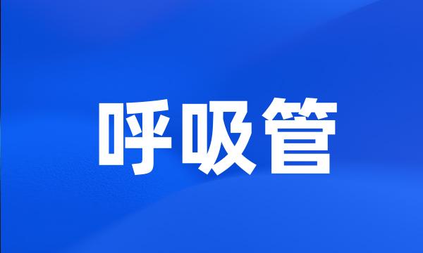 呼吸管