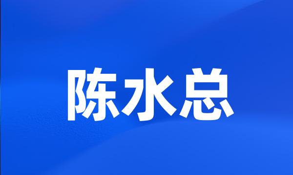 陈水总