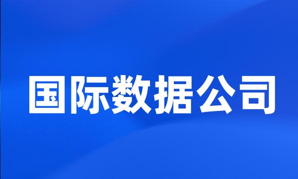 国际数据公司