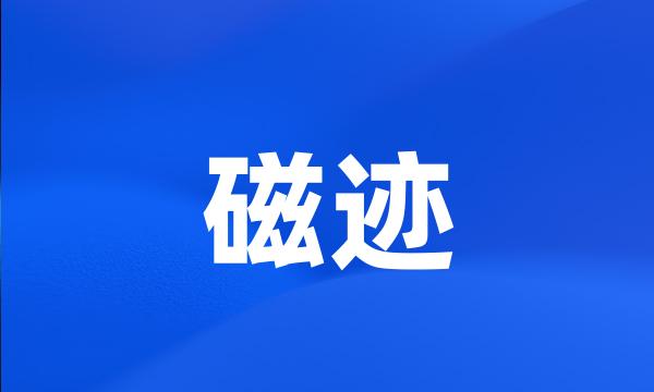 磁迹