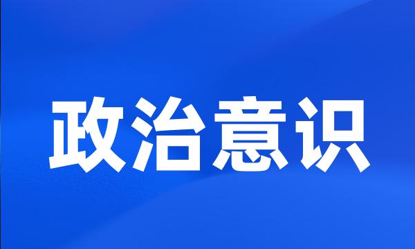 政治意识