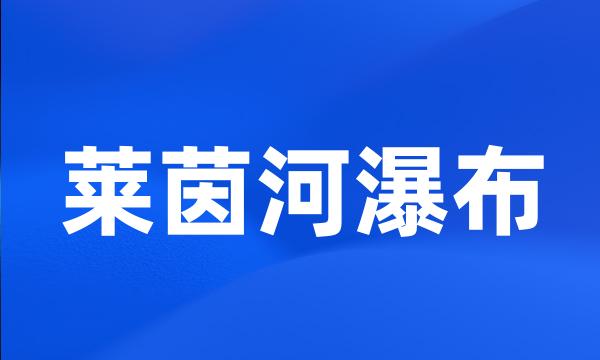 莱茵河瀑布