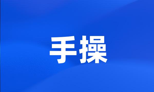 手操