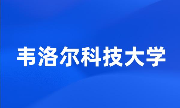 韦洛尔科技大学