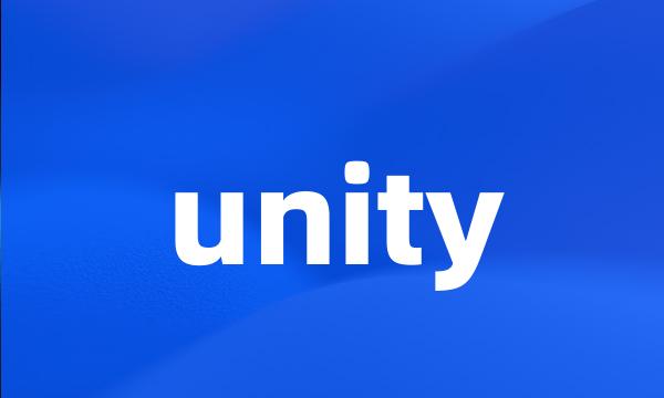 unity