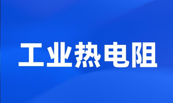 工业热电阻