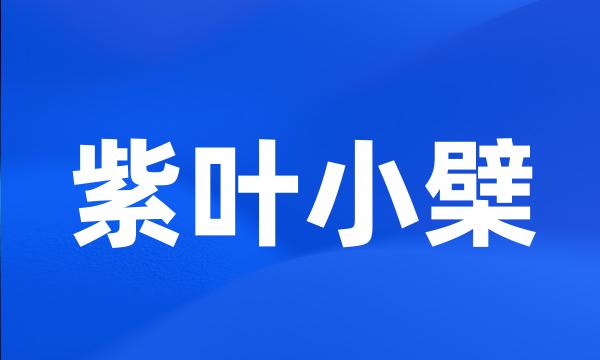 紫叶小檗