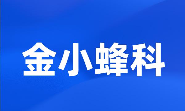 金小蜂科