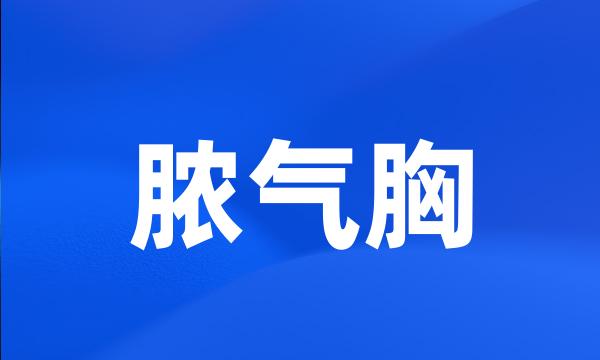 脓气胸