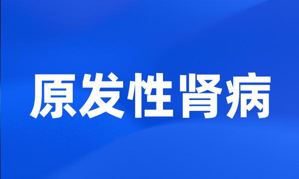 原发性肾病