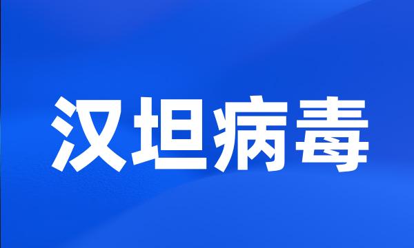 汉坦病毒