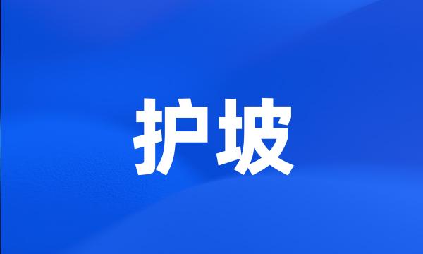 护坡