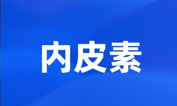 内皮素