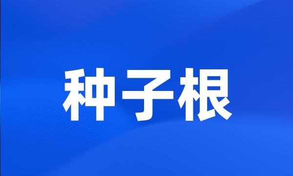 种子根