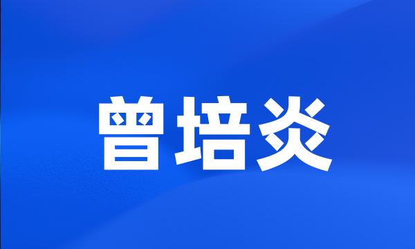 曾培炎