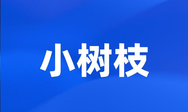 小树枝